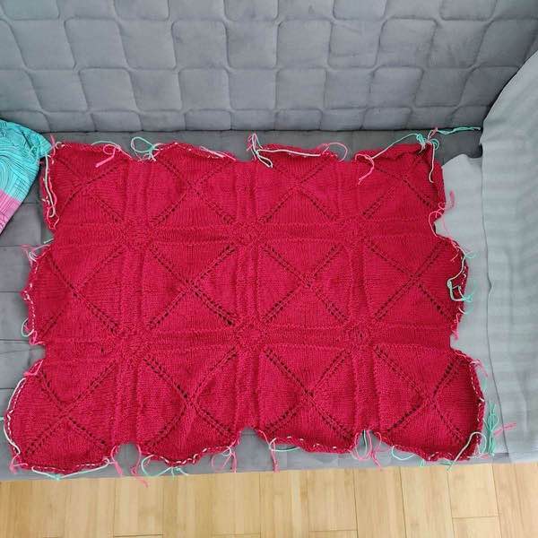 All squares joined and waiting for border