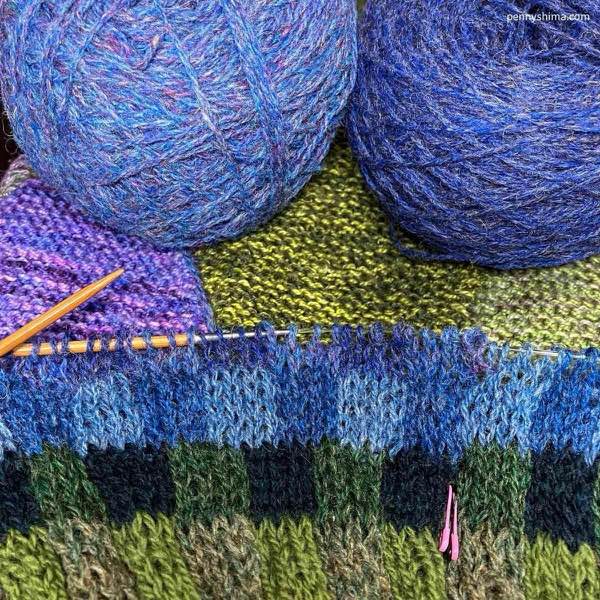 Swatching blues