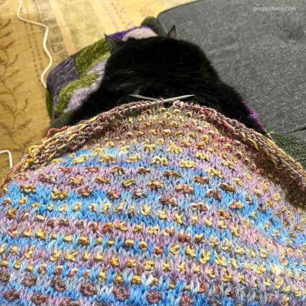 Section 5 of shift 01 in progress laid out on a cat